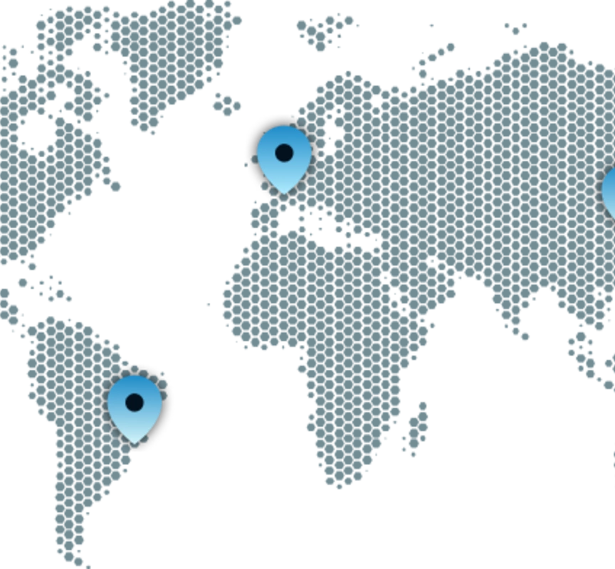 Carte des campus dans le monde