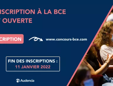 Les inscriptions au concours BCE 2022 sont ouvertes