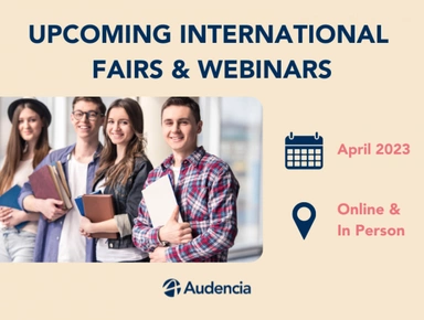 APRIL 2023 INTERNATIONAL FAIRS & WEBINARS