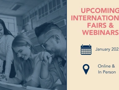 JANUARY INTERNATIONAL FAIRS & WEBINARS