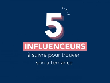 5 influenceurs à suivre pour trouver son alternance