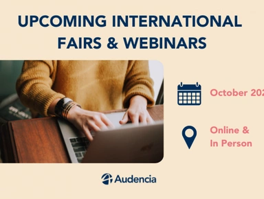 OCTOBER INTERNATIONAL FAIRS & WEBINARS