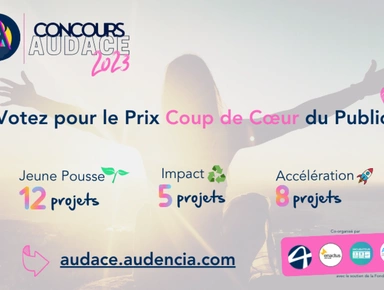 Concours Audace 2023 : votez pour vos projets favoris !