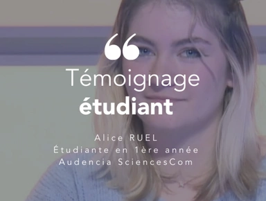 Témoignage étudiant