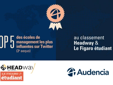 Audencia décroche deux podiums de l’influence Twitter 2022