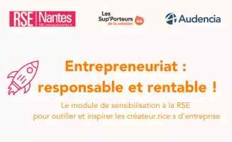 Atelier : Entrepreneuriat : responsable & rentable !