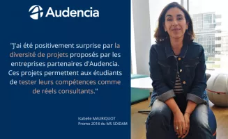 Isabelle MAURIQUOT, diplômée du MS® SDIDAM prend la parole !