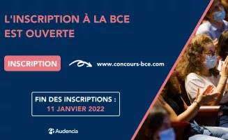 Les inscriptions au concours BCE 2022 sont ouvertes