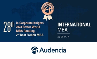 Classement Better World MBA   Audencia propose le 2e meilleur programme français, et le 28e au monde