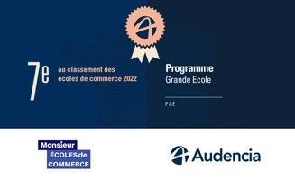 Audencia, 7ème au classement des écoles de commerce