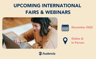 NOVEMBER INTERNATIONAL FAIRS & WEBINARS