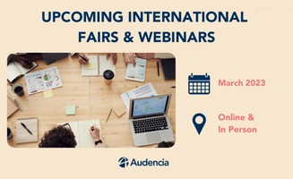 MARCH INTERNATIONAL FAIRS & WEBINARS