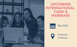 MAY INTERNATIONAL FAIRS & WEBINARS