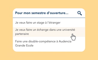 Semestre d'ouverture - Programme Audencia SciencesCom