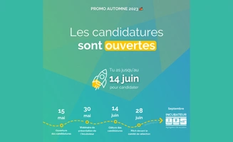 L'Incubateur CAE recrute sa promo pour l'automne 2023