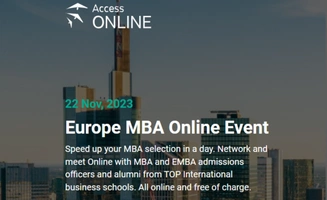 Access MBA Online Event Europe