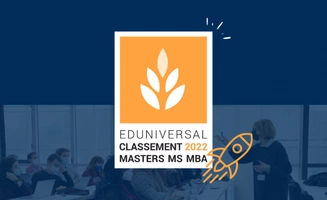 Les formations d'Audencia au classement 2022 des meilleurs Masters, MS® et MBA Eduniversal