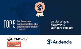 Audencia décroche deux podiums de l’influence Twitter 2022