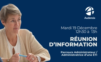 Réunion d'information - Parcours Administrateur d'une ETI