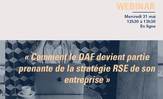 Webinar - L'évolution du métier du DAF vers la RSE !