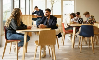 Groupe d'étudiants sur le campus Vendée Audencia