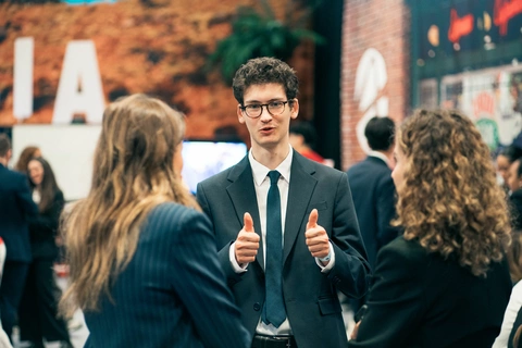 Candidats lors du concours d'entrée 2024 à Audencia