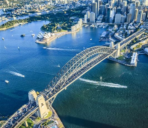 Vue aérienne de Sydney