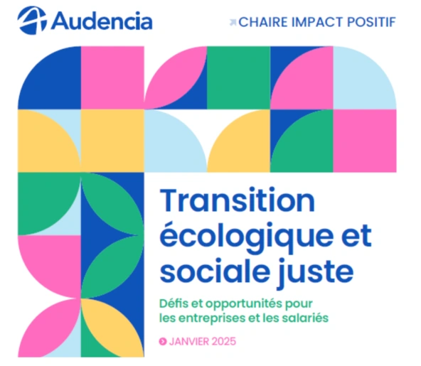 couverture rapport étude Transition juste